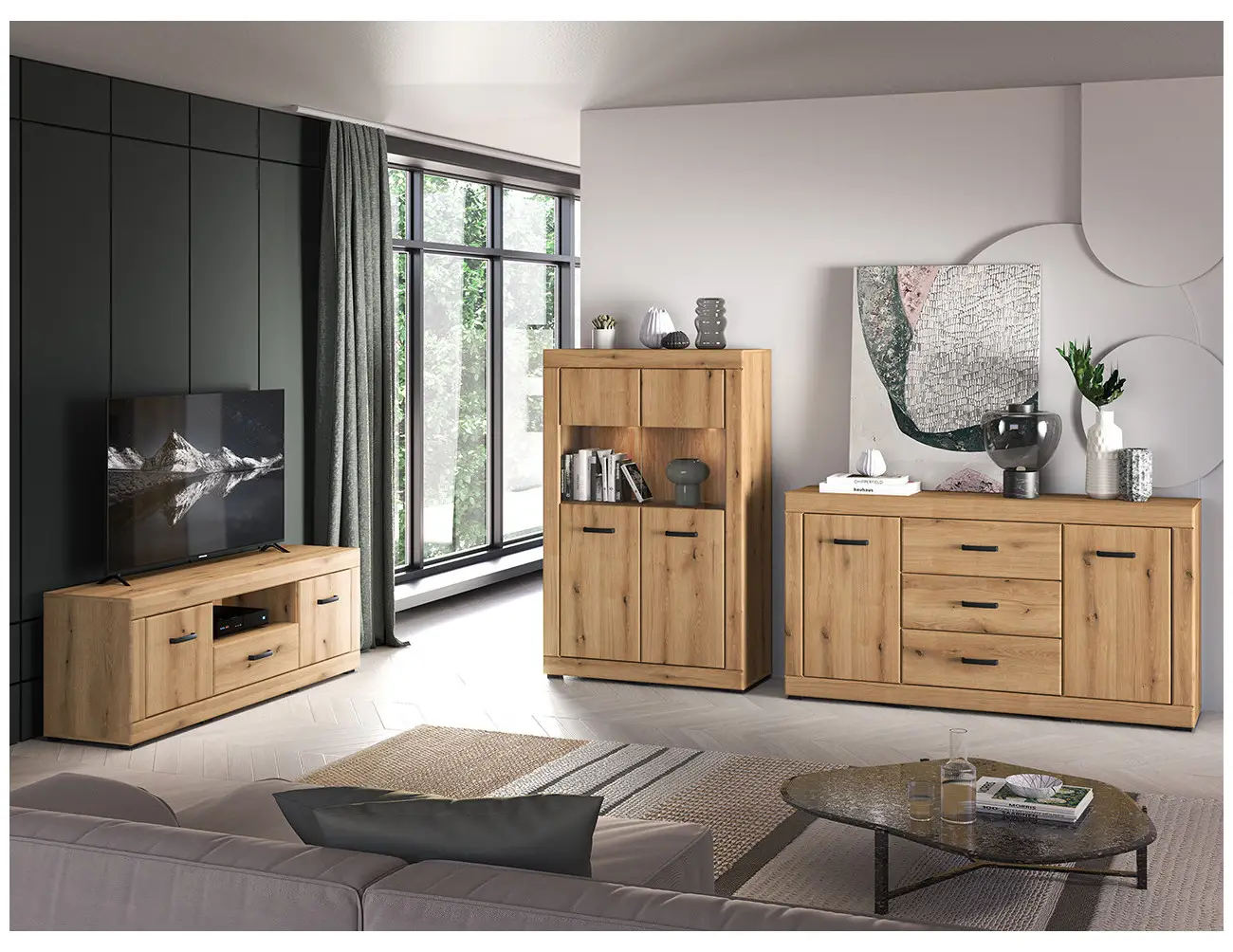 DORA Furniture Collection Oak Living Room Furniture Ireland