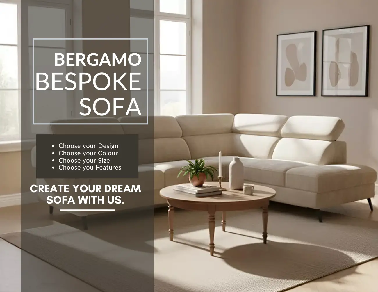 Bergamo Sofa – Bespoke Sofas in Ireland | J&B Furniture