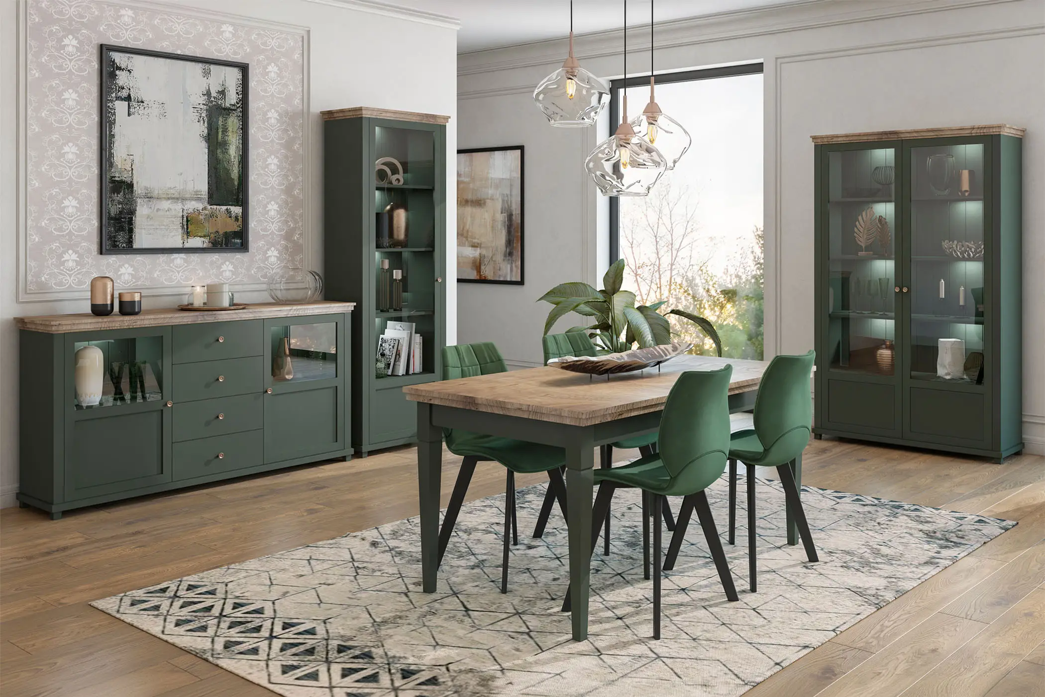 Dining Table and Chair Set