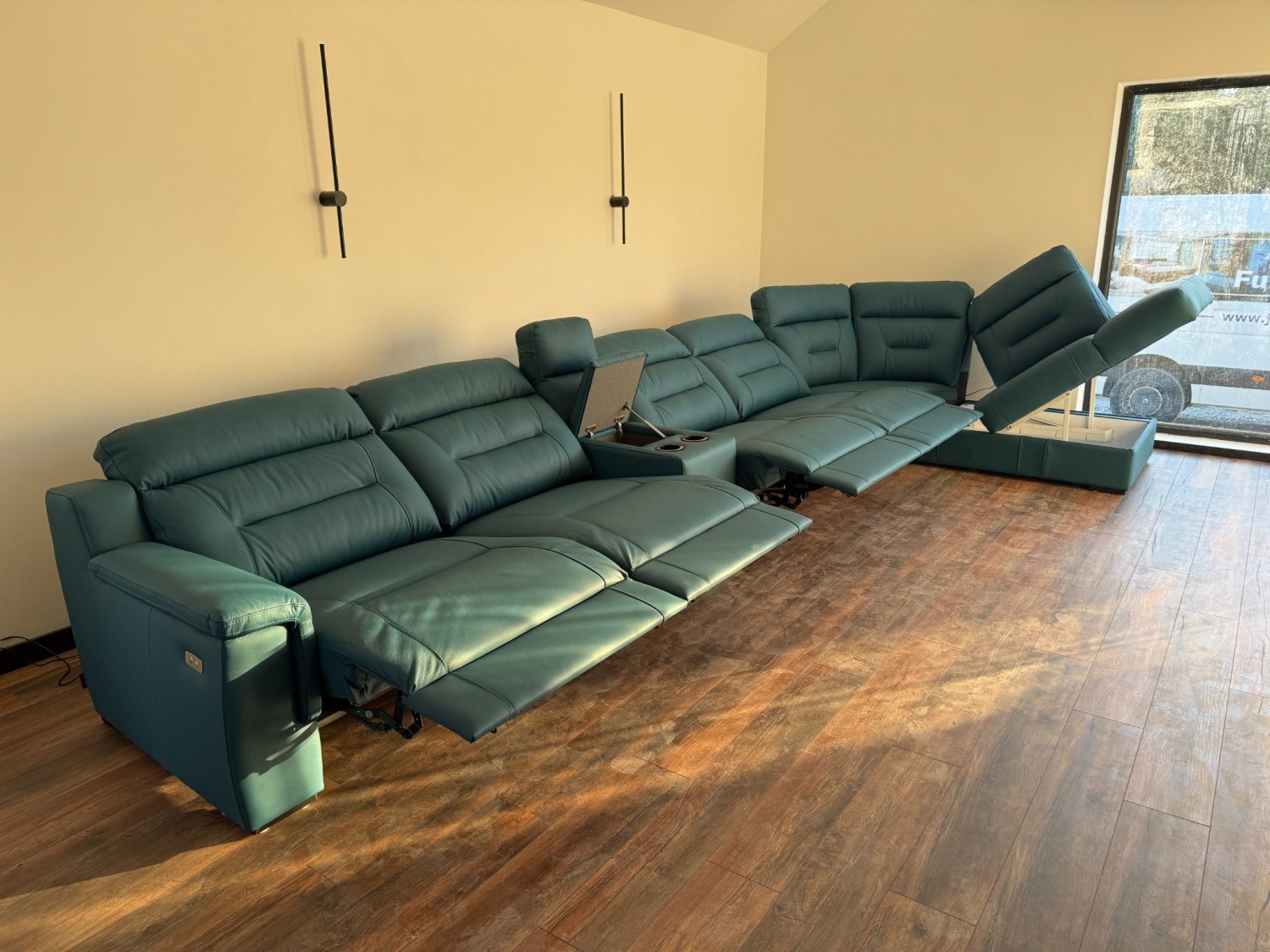 Luxury leather sofa